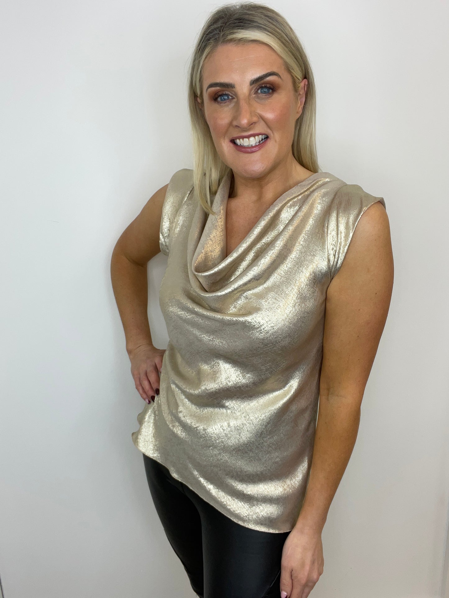 Ophelia Cowl Neck Top