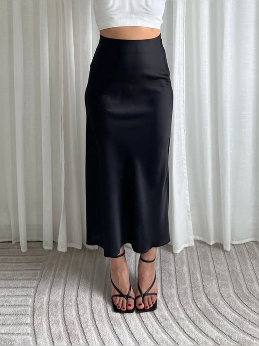 Maddie Satin Skirt