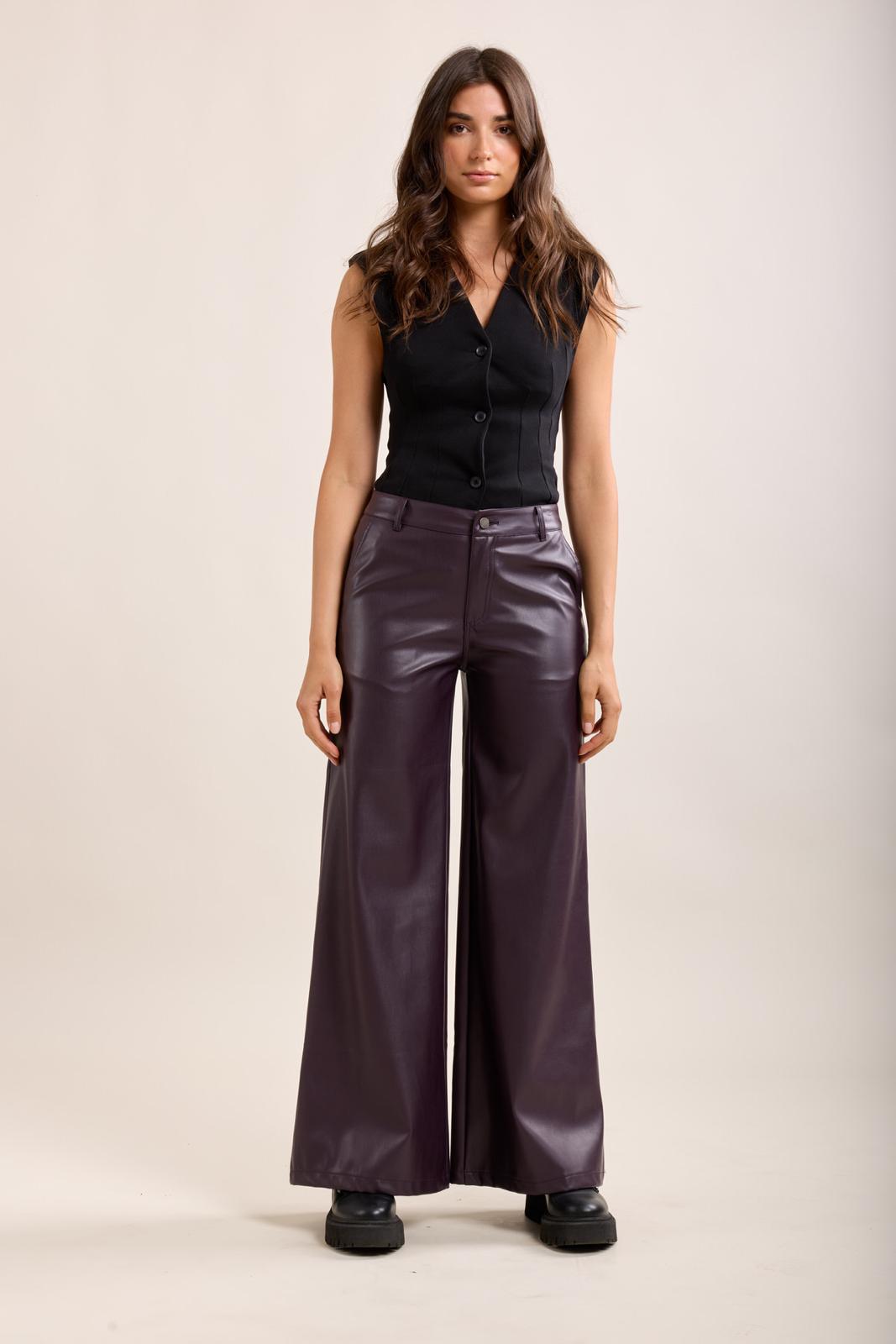 Ashleigh Faux Leather Trousers