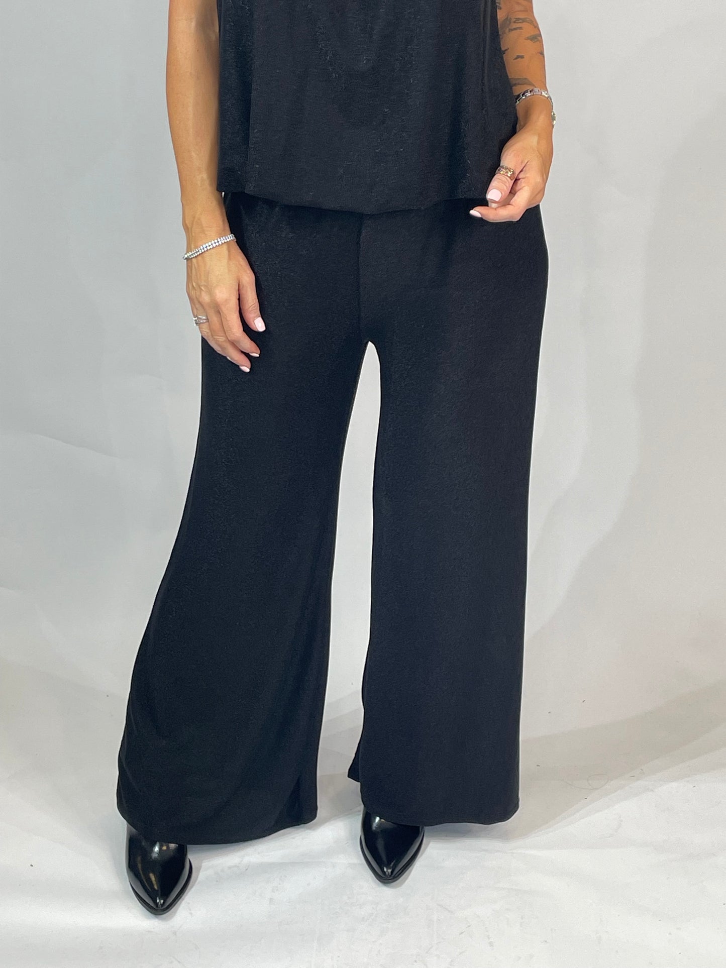 Ailbhe Lurex Palazzo Pants