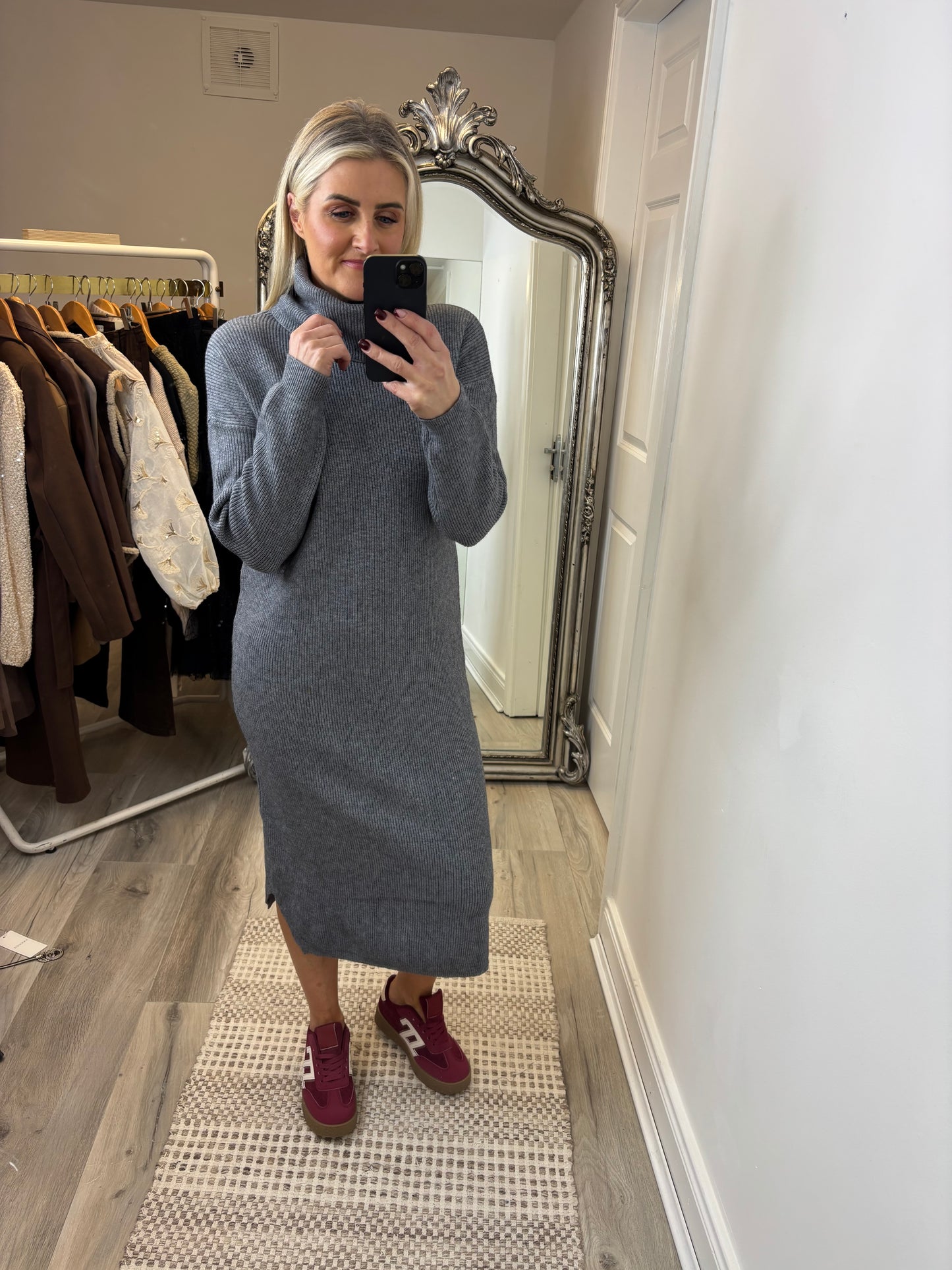 Eloise Roll Neck Dress