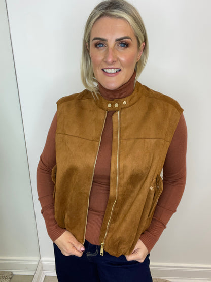 Geri Suedette Gilet