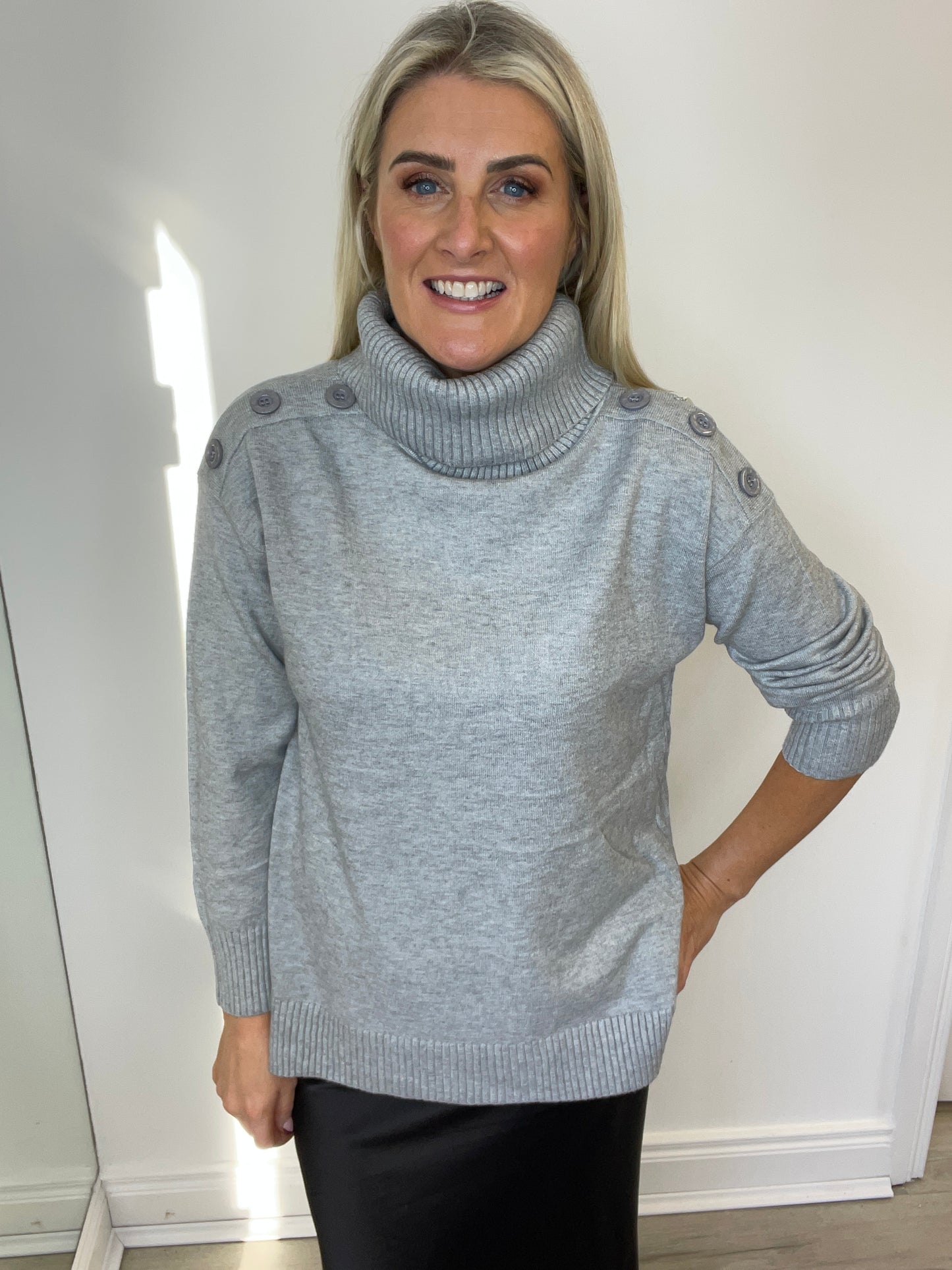 Isabella Roll Neck Knit