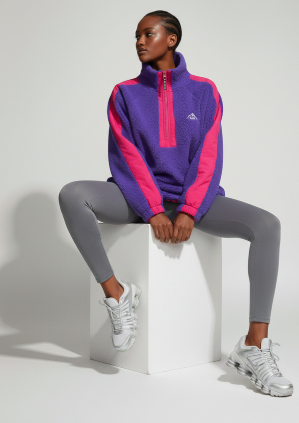 Berry Zip Fleece