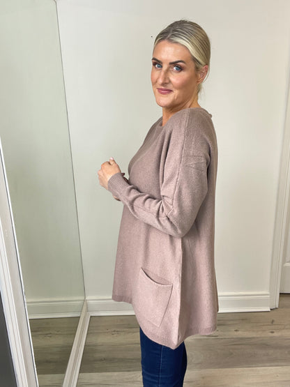 Reni Button Back Knit