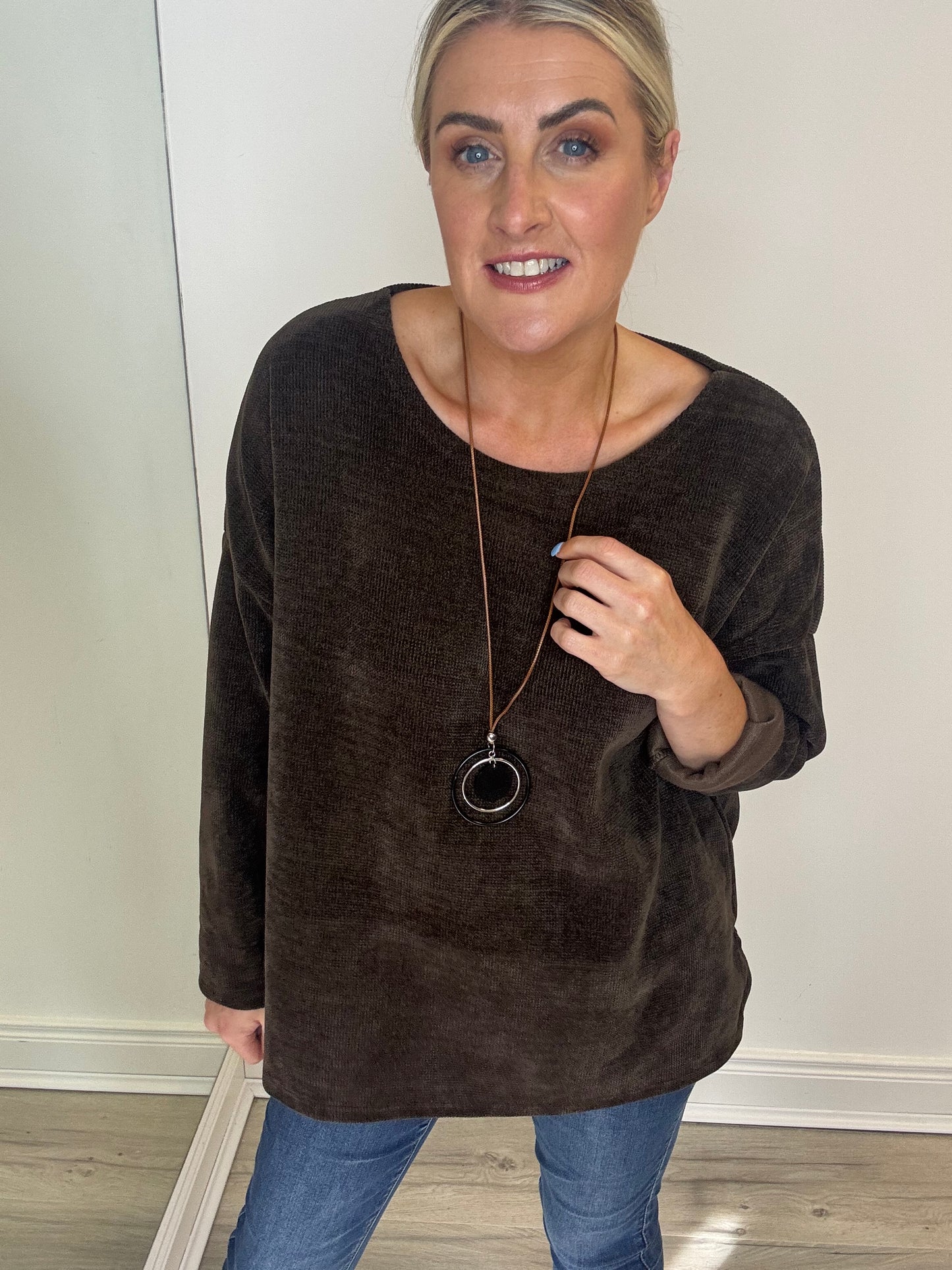 Elayna Cord Necklace Top