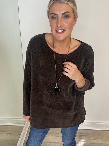 Elayna Cord Necklace Top