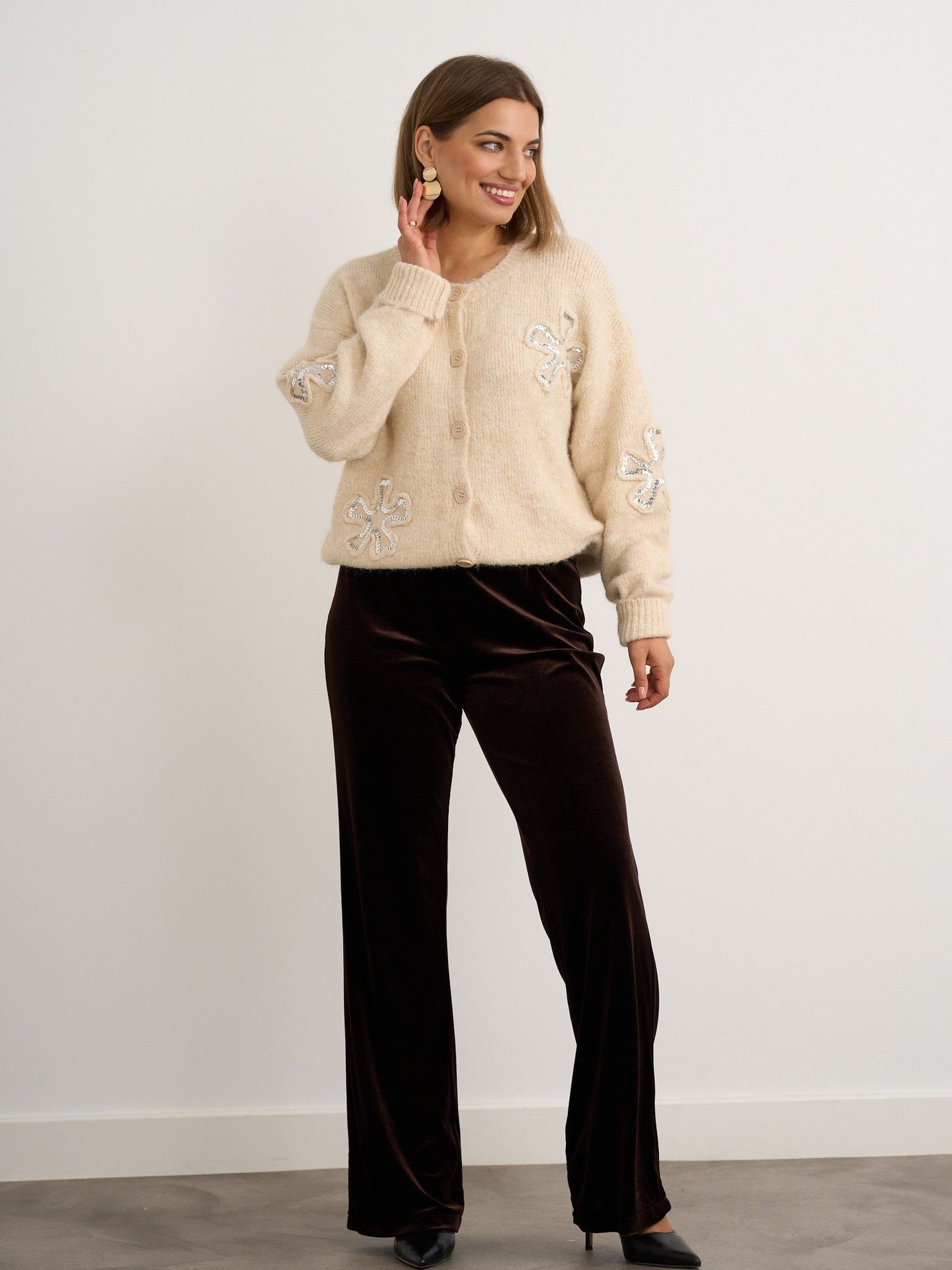 Heather Velour Pants