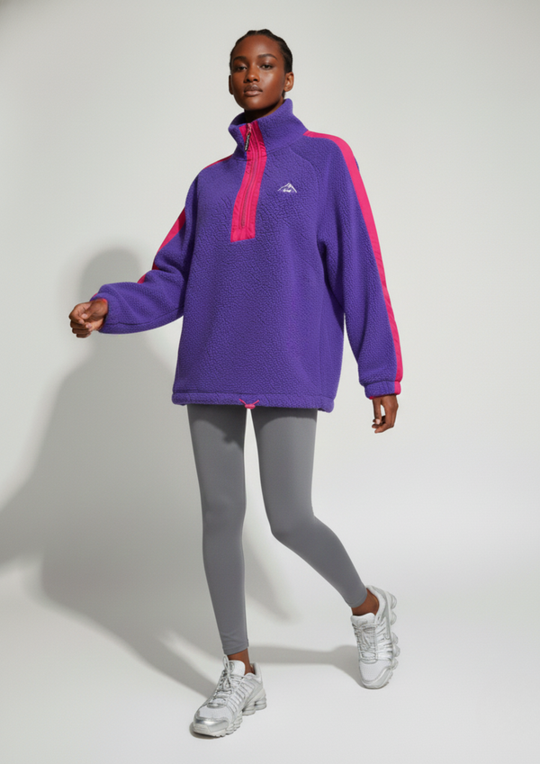 Berry Zip Fleece