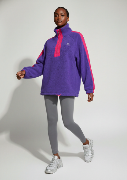 Berry Zip Fleece