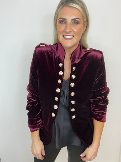 Alexandria Velour Jacket