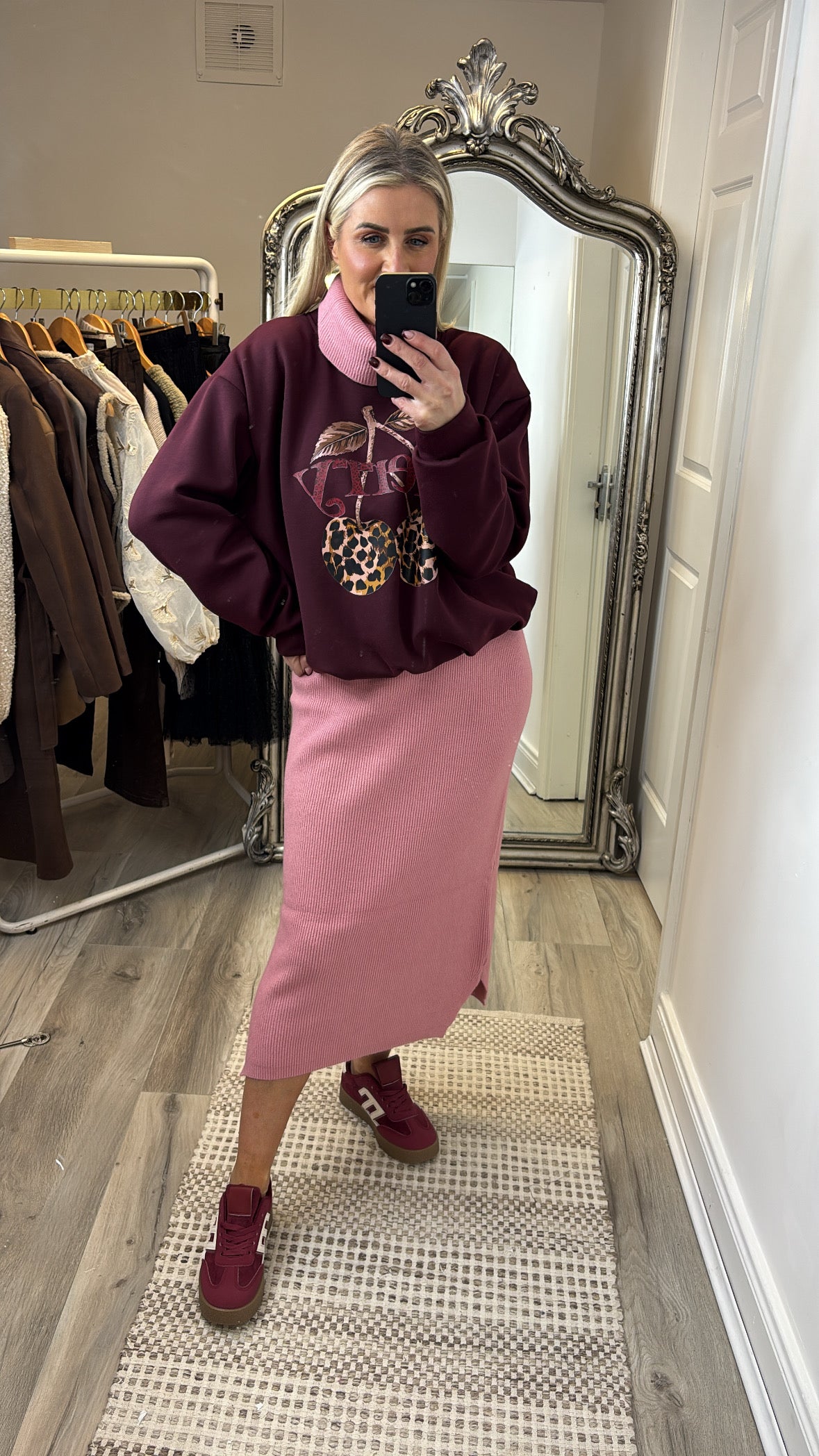 Eloise Roll Neck Dress