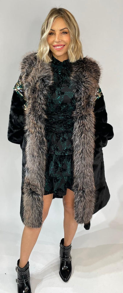 Jackie Faux Fur Coat