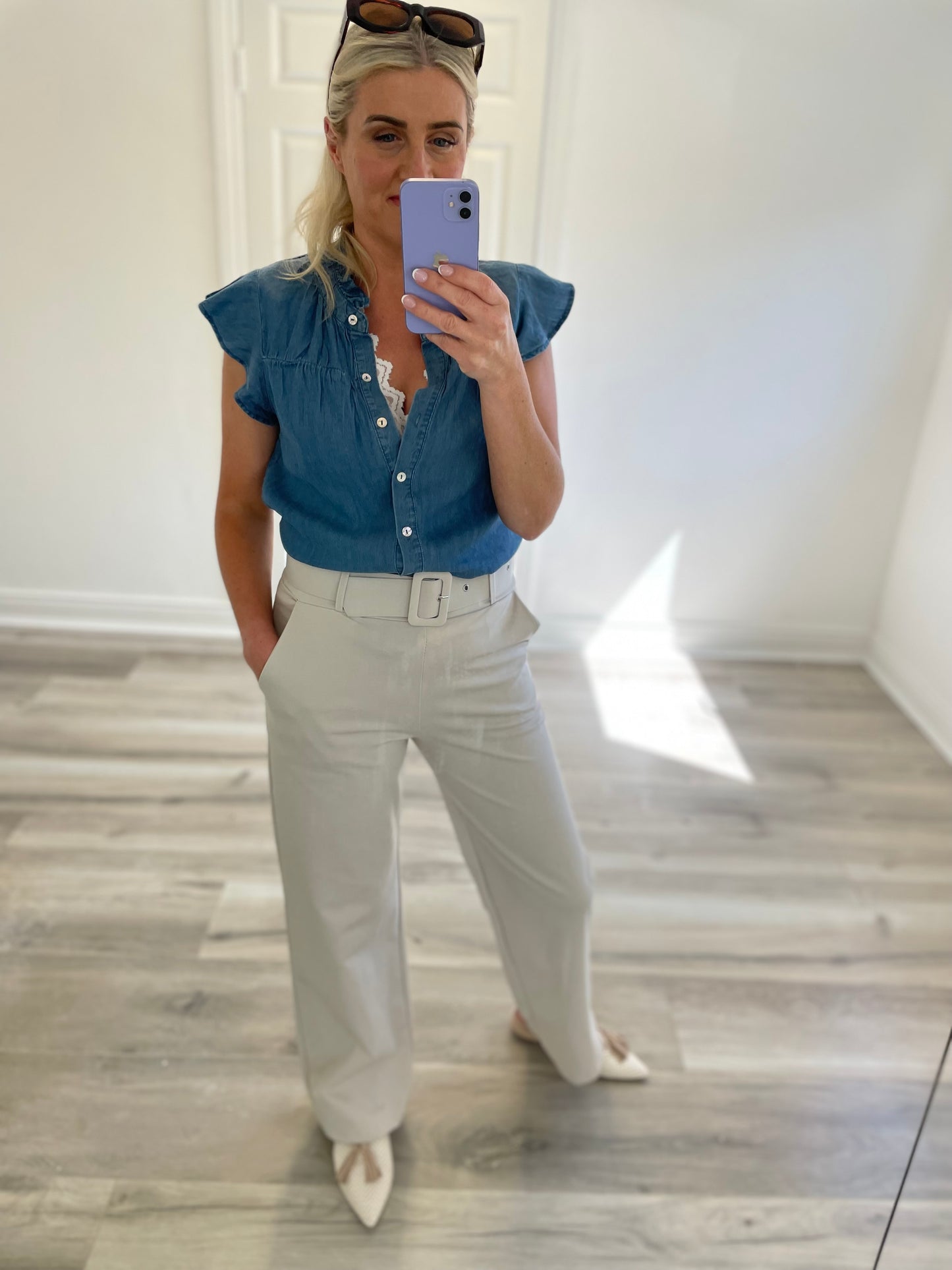 Fern Belted Trousers