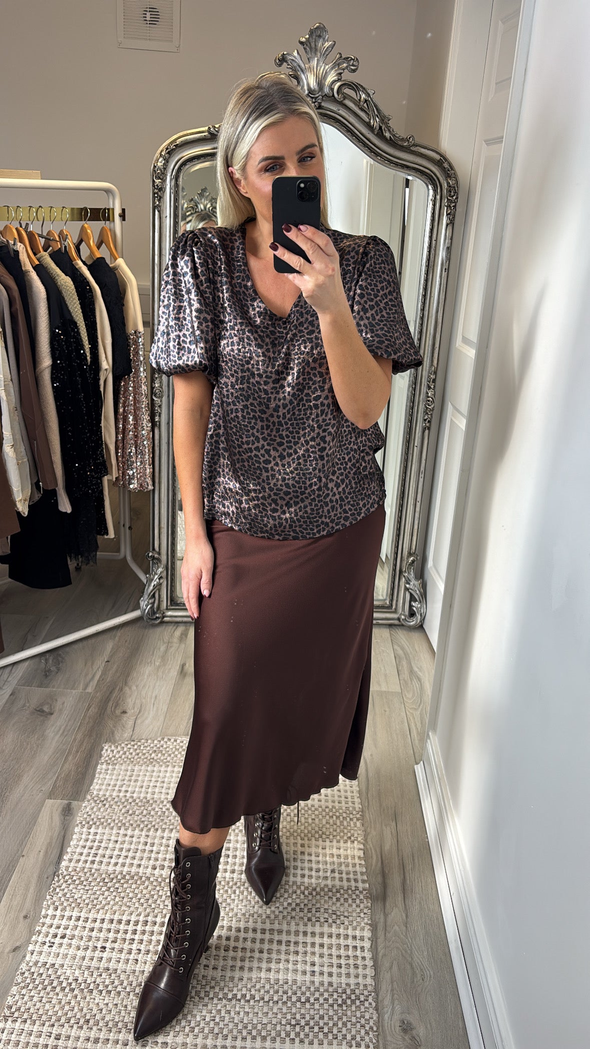 Nala Leopard Print Top