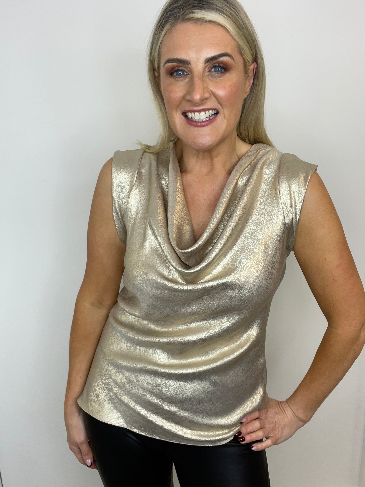 Ophelia Cowl Neck Top