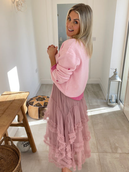 Rose Tulle Skirt