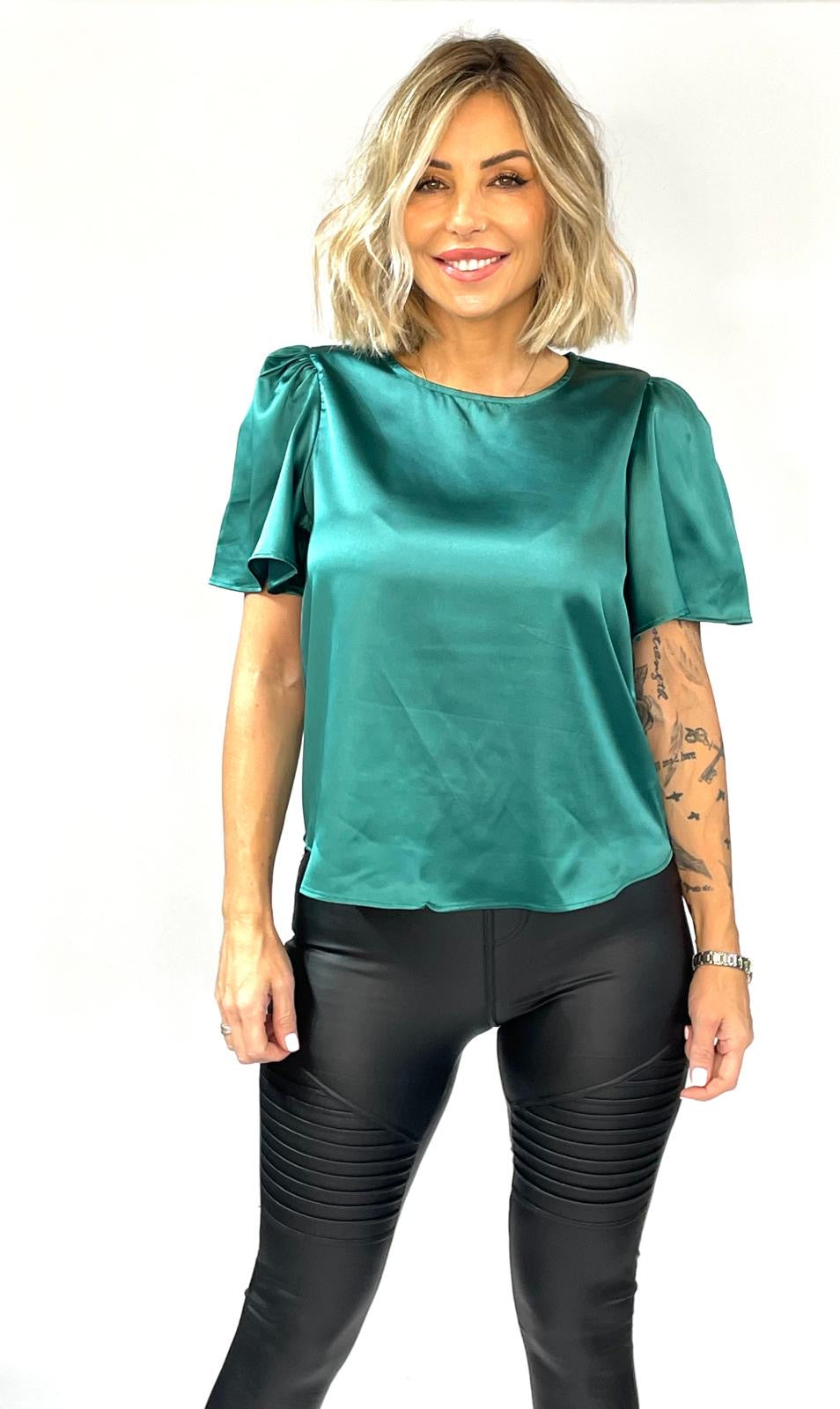 Caitlyn Satin Top