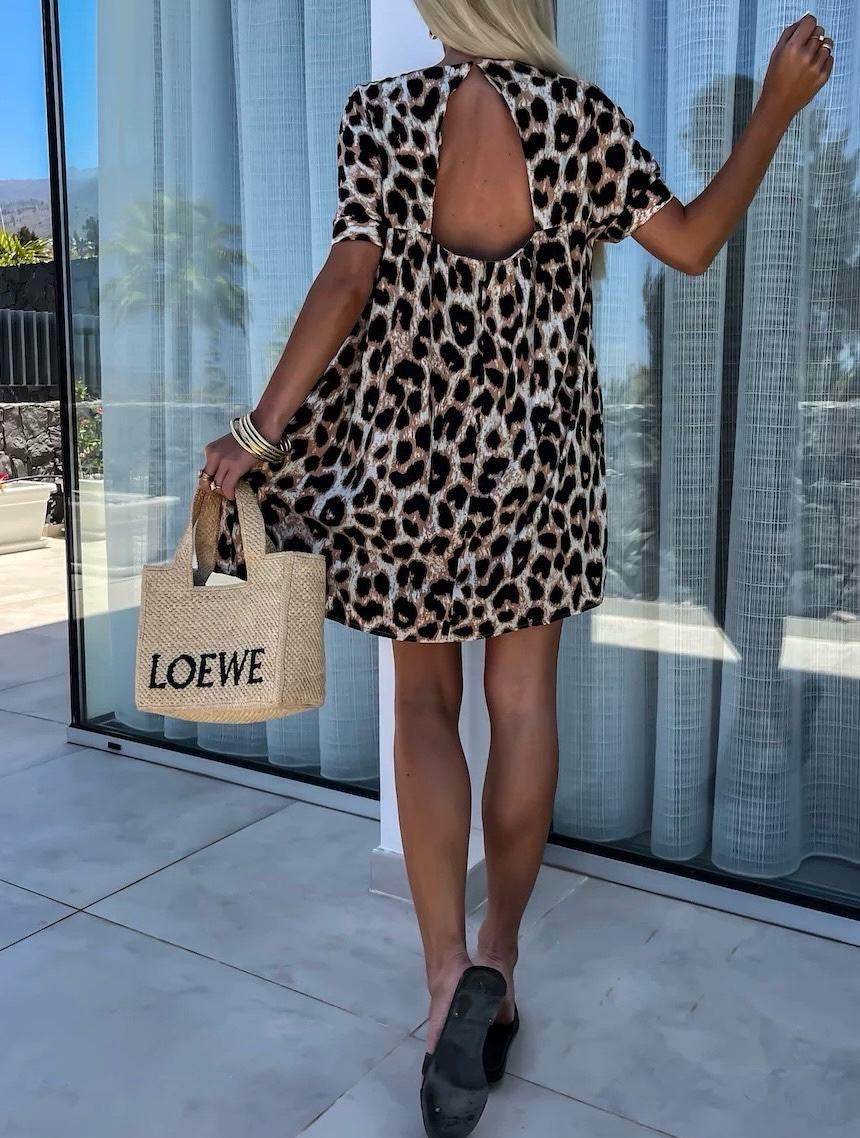 Emmy Leopard Mini Dress