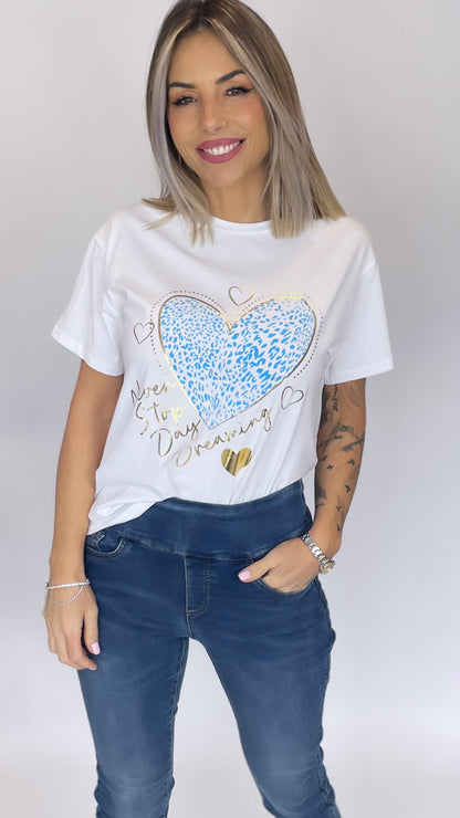 Dayna Graphic Print Tee