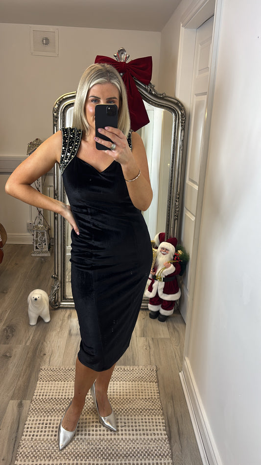 Clodagh Velour Dress