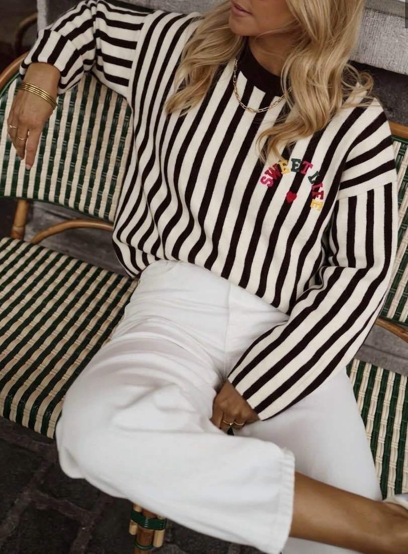 Sweet Stripe Knit 🤎