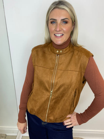 Geri Suedette Gilet