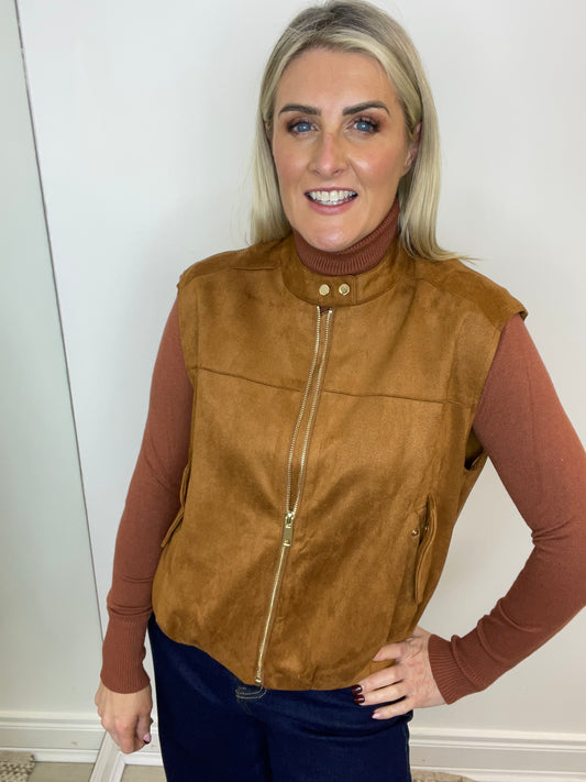 Geri Suedette Gilet