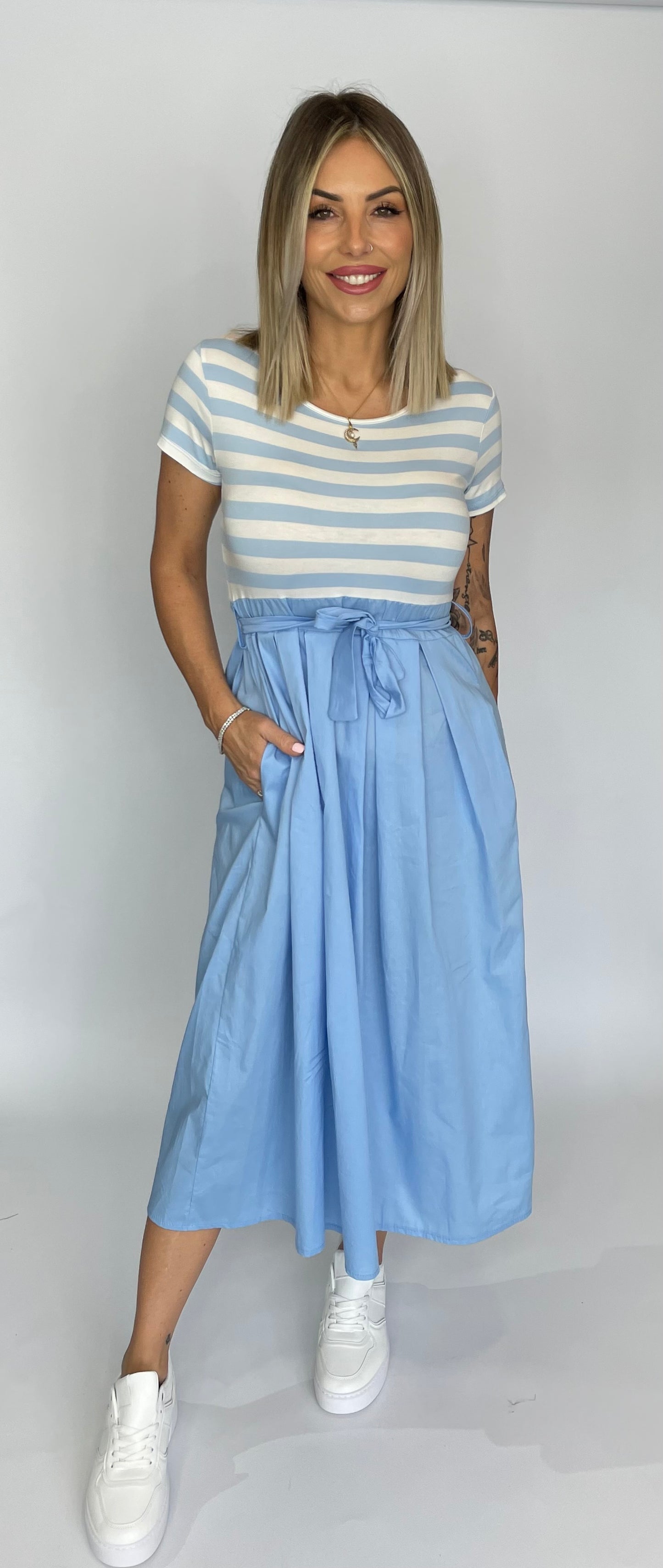 Sylvie Stripe Maxi Dress