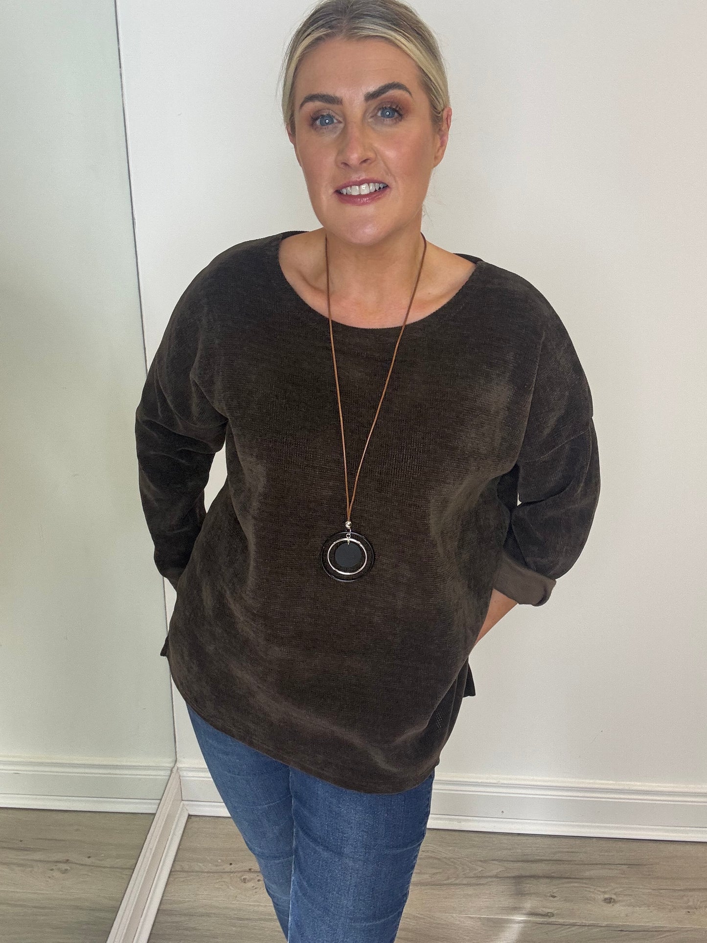 Elayna Cord Necklace Top