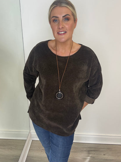 Elayna Cord Necklace Top