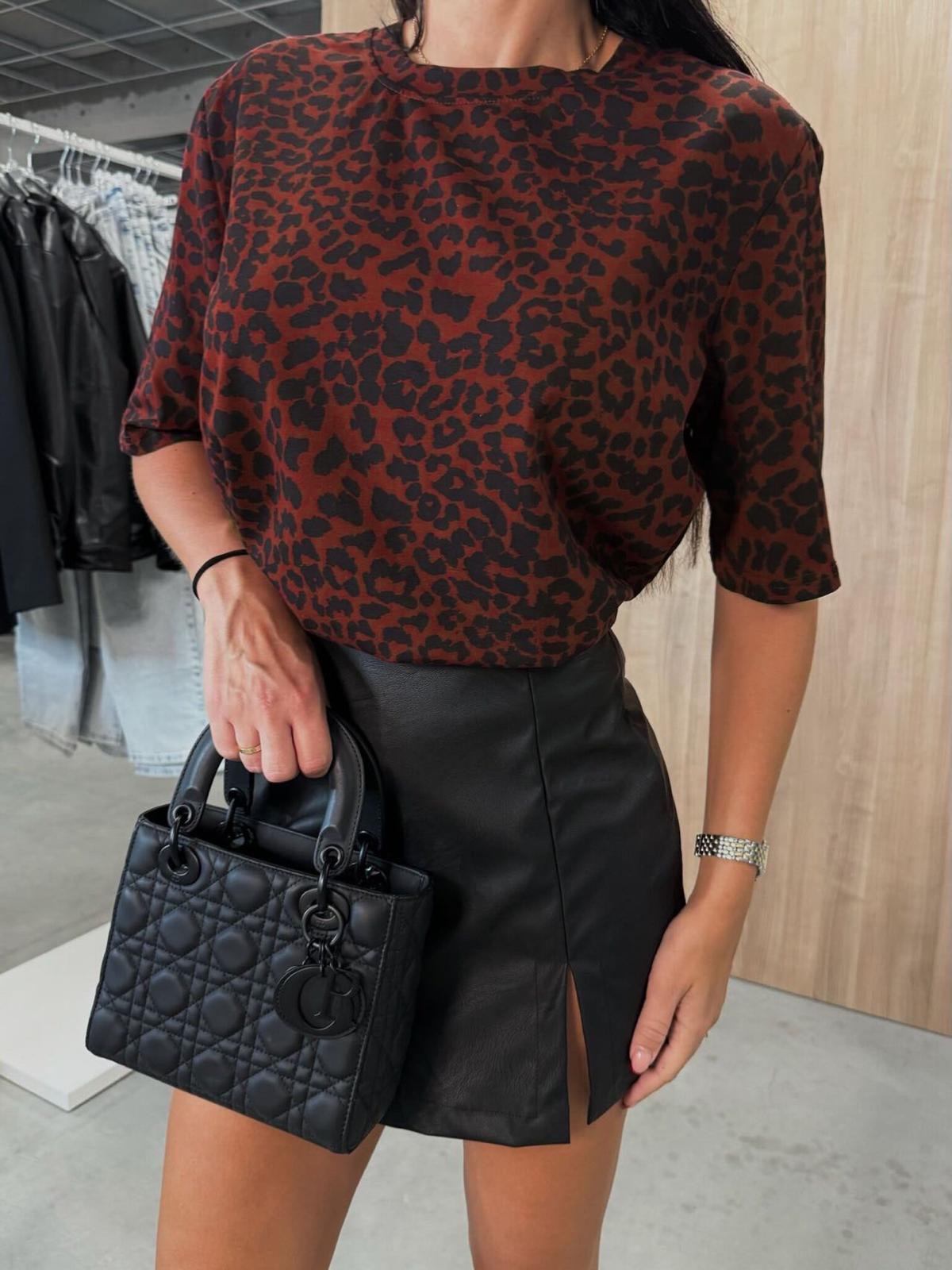 Allie Leopard Top