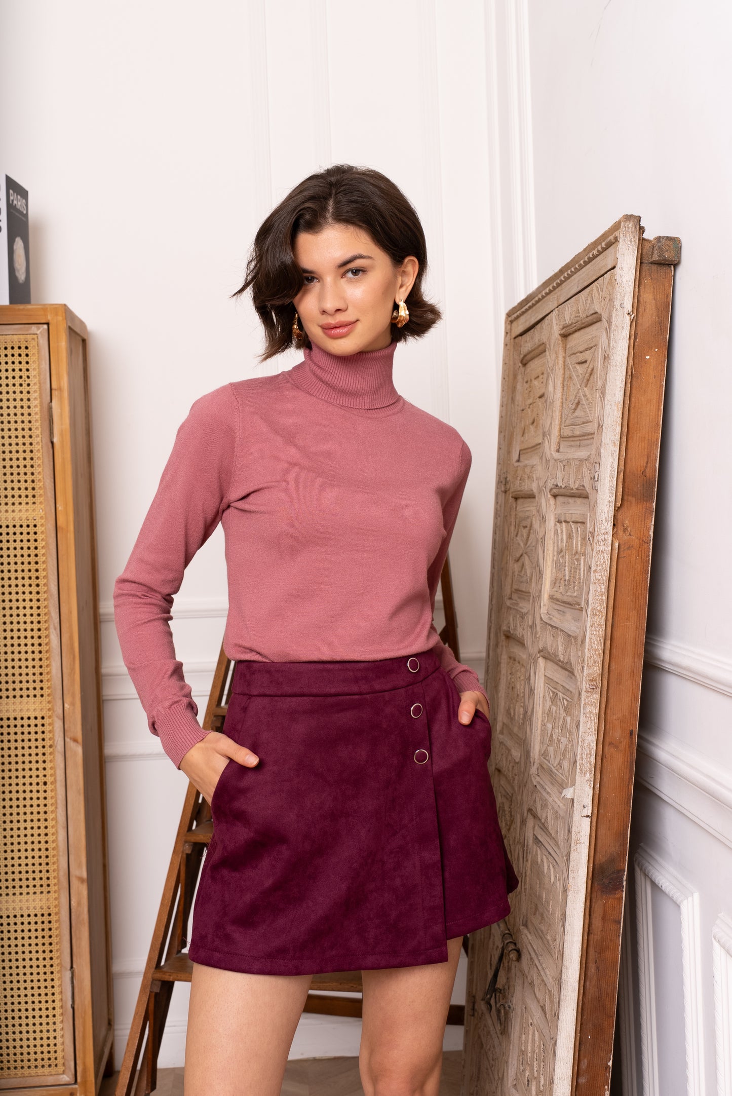 Rose Rollneck