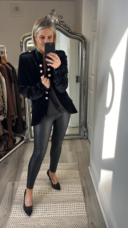 Alexandria Velour Jacket