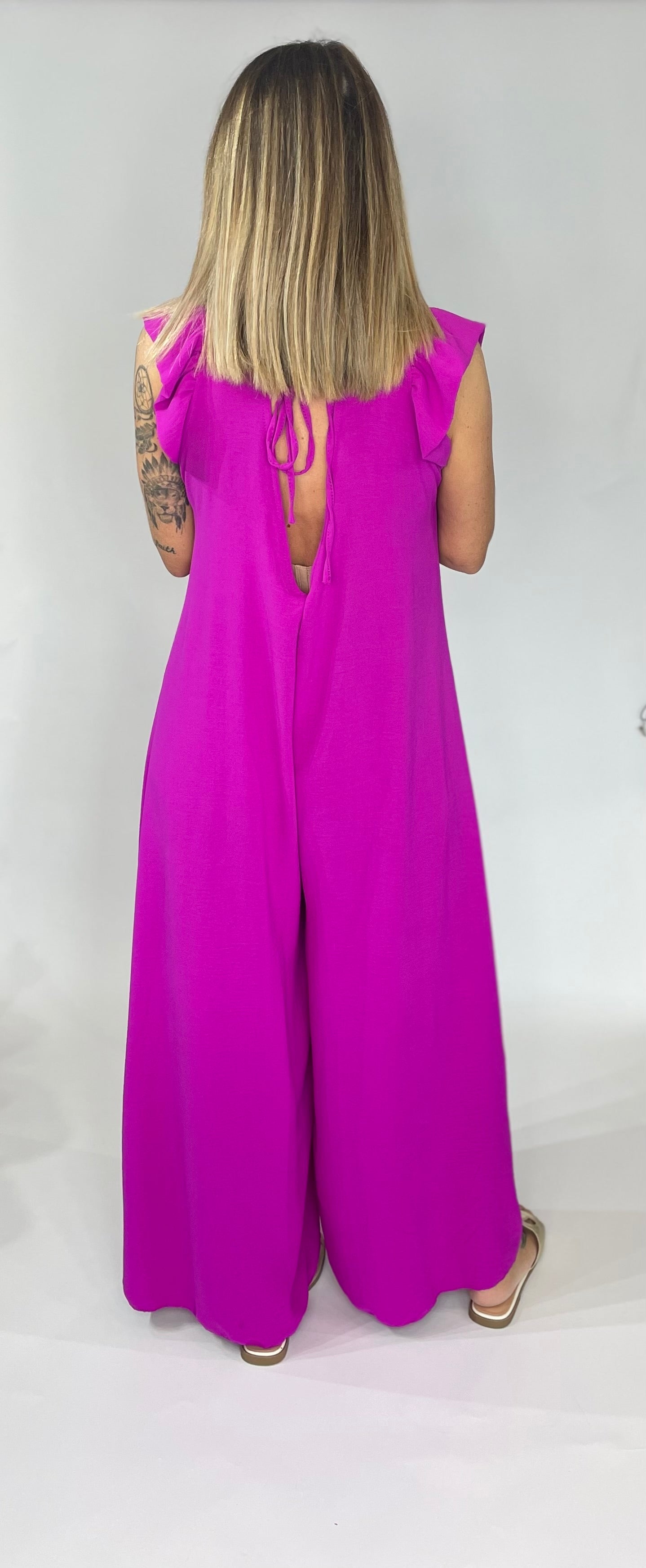 Lena V-Neck Jumpsuit