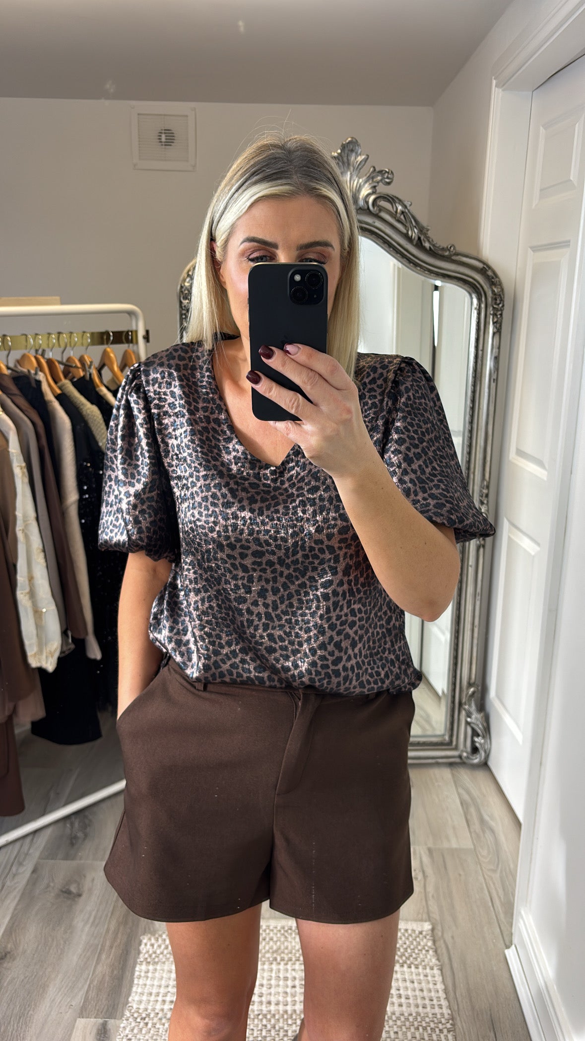 Nala Leopard Print Top