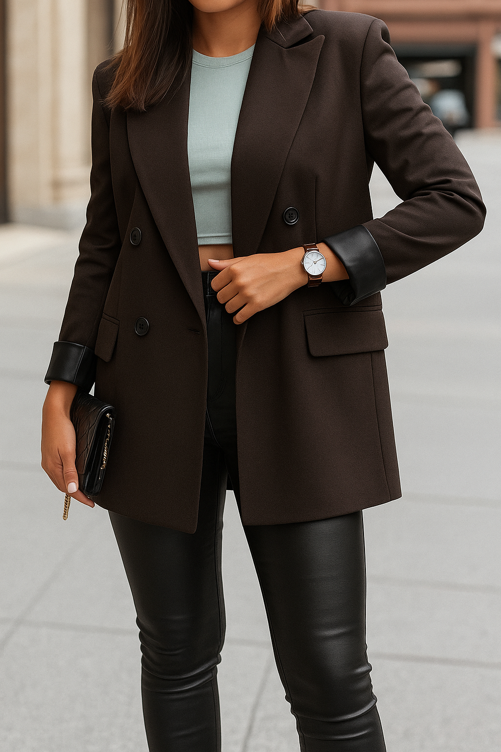 Sloane Chocolate Blazer