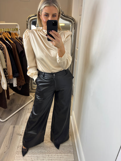 Romi Satin Pearl Top