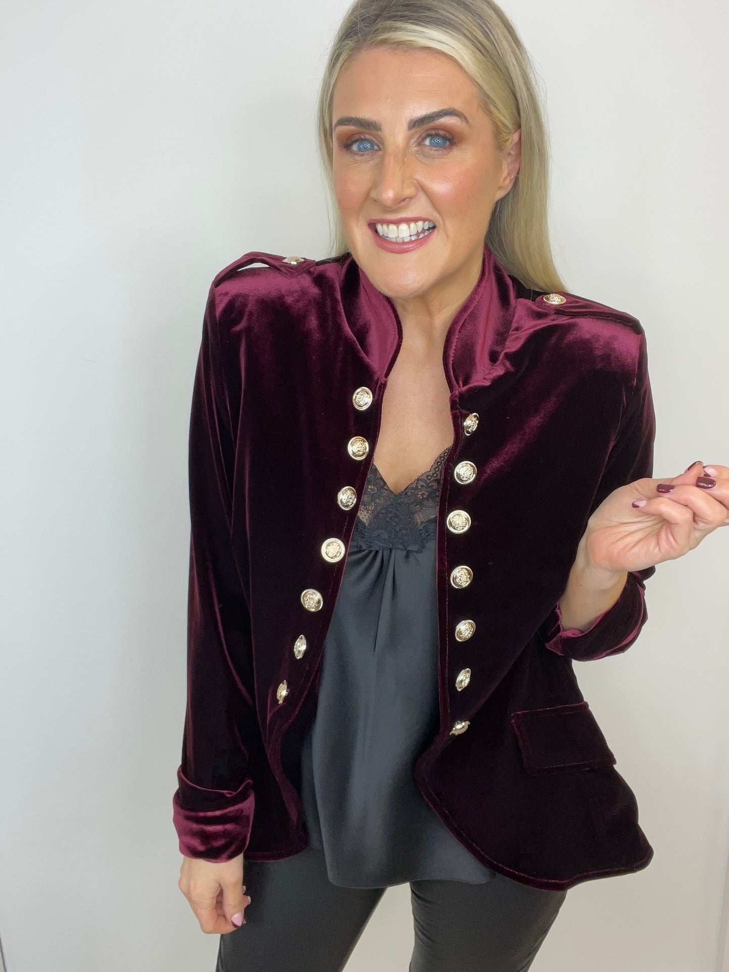 Alexandria Velour Jacket