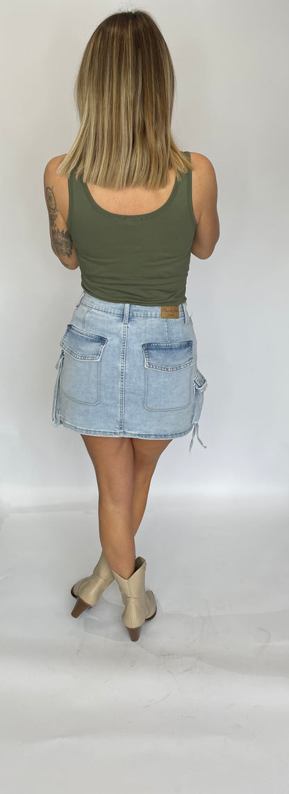 Harper Denim Skirt