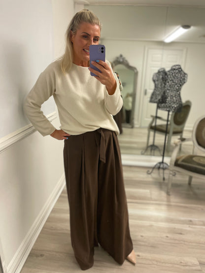 Carmen Wide-Leg Trousers