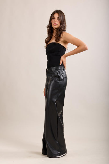 Ashleigh Faux Leather Trousers