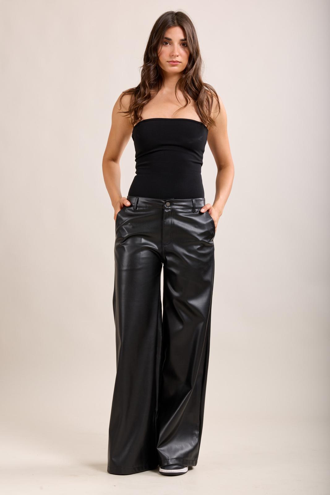 Ashleigh Faux Leather Trousers