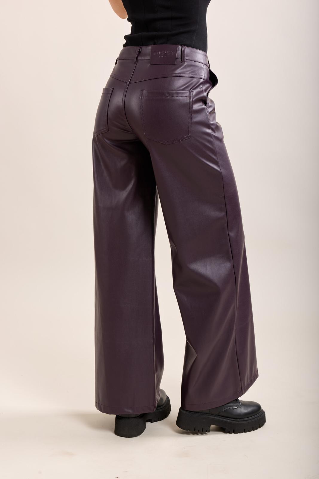 Ashleigh Faux Leather Trousers