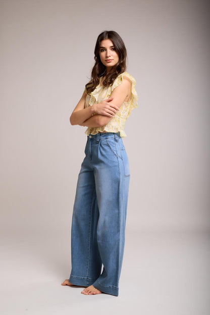 Brittney Wide Leg Jeans