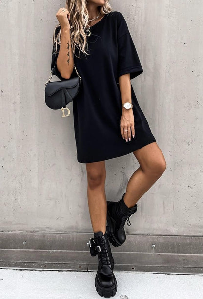 Leanne Oversize Tee Dress